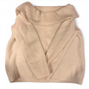 Off Shoulder white sweater-can fit any size